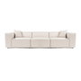 Atelier Del Sofa Sofá de 3 Plazas Lora - Marrón Claro | 303x108x65 cm